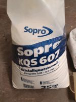 Sopro Kristallquarzsand Körnung 0,06 - 0,2mm ca. 18 kg Bayern - Malching Vorschau