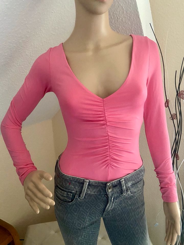 ZARA Body Pink Langarm Gr S neu m. Etikett in Leipzig