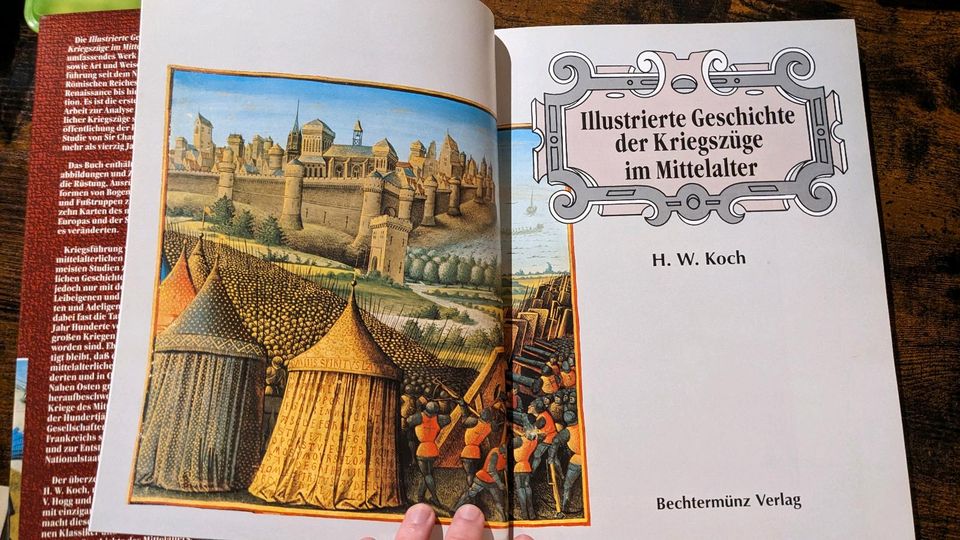 Illustrierte Geschichte der Kriegszüge im Mittelalter (H.W. Koch) in Worpswede