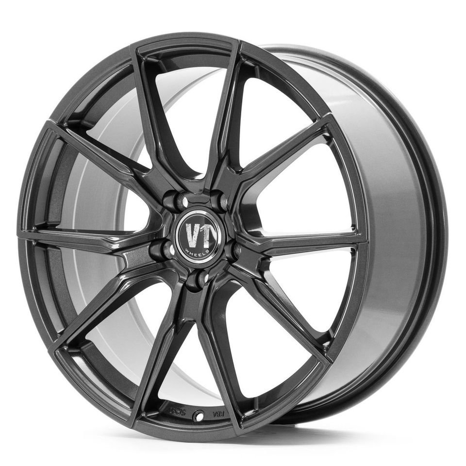 V1 Wheels 19 Zoll Felgen für Seat Cupra Leon Ateca Alhambra Altea Formentor Tarraco Exeo 1P 5F KL 5FP 7N KM VZ VZ4 VZ5 KN FR 5P 3R Hybrid e Sommerräder Winterräder schwarz 8,5x19 ET34 ET45 5x112 Räder in Neckarsulm