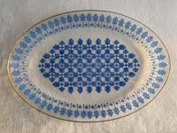 DDR Vintage Kuchenplatte/ Glasteller blaues Ornament bedruckt Berlin - Schöneberg Vorschau