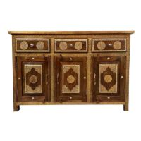 Braun Gold Sideboard Kommode Vimal Indien Holz 140cm Bochum - Bochum-Wattenscheid Vorschau