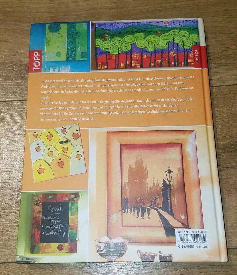 Acryl-/ Bastelbuch, "Acrylbilder für ein schöneres Zuhause", TOPP in Dresden