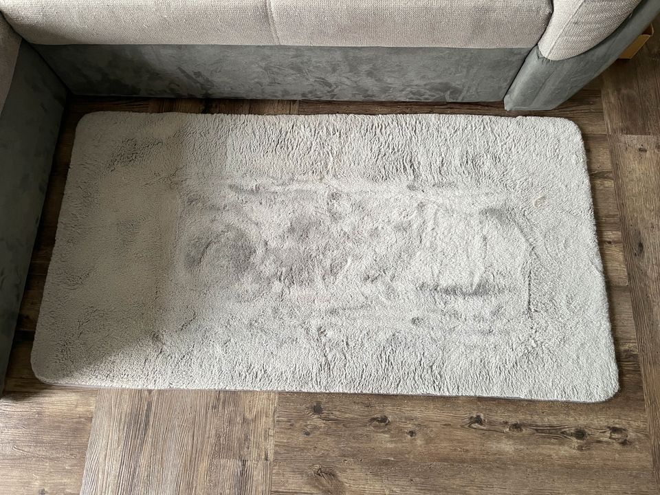 Teppich Kurzflor Wohnzimmerteppich flauschig 80x150 cm in Erfurt
