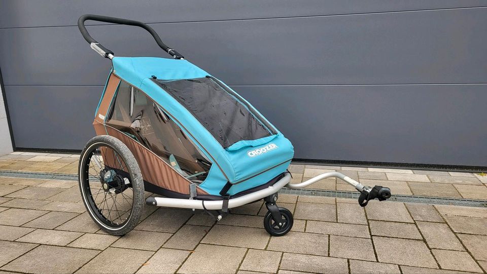 Croozer Kid plus for 2 gefedert Fahrradanhänger in Hepberg