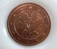 5 Cent Euro Münze D, seltene Münze 2002 Deutschland Nordrhein-Westfalen - Wilnsdorf Vorschau