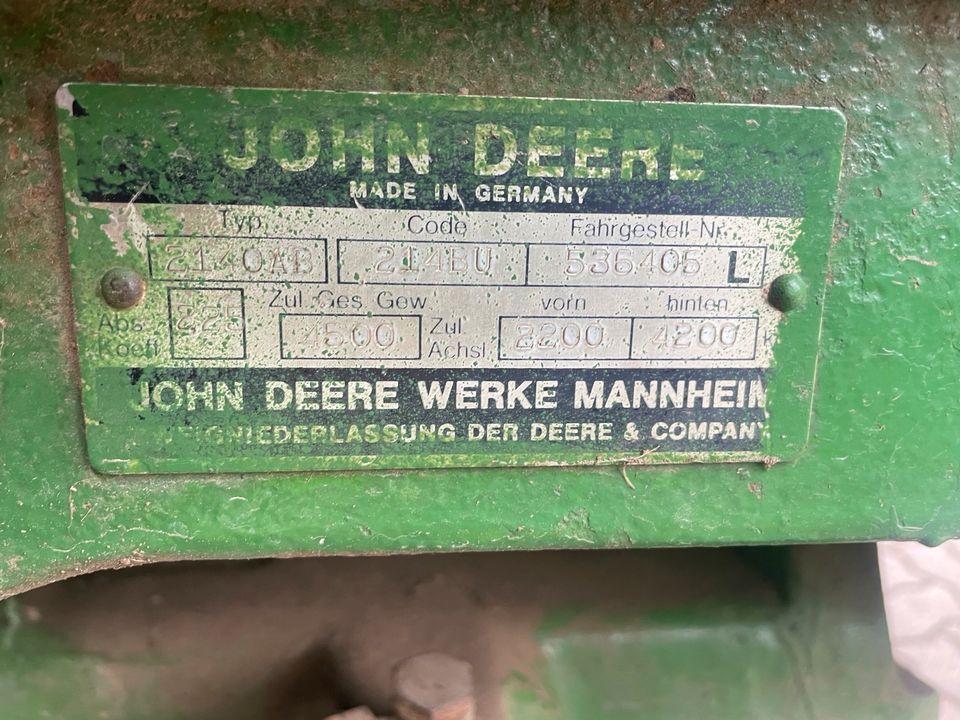 John Deere 2140*Hofschlepper* in Reichshof