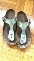 Birkenstock Sandale Gizeh Lack gold Gr.36 Dortmund - Innenstadt-West Vorschau