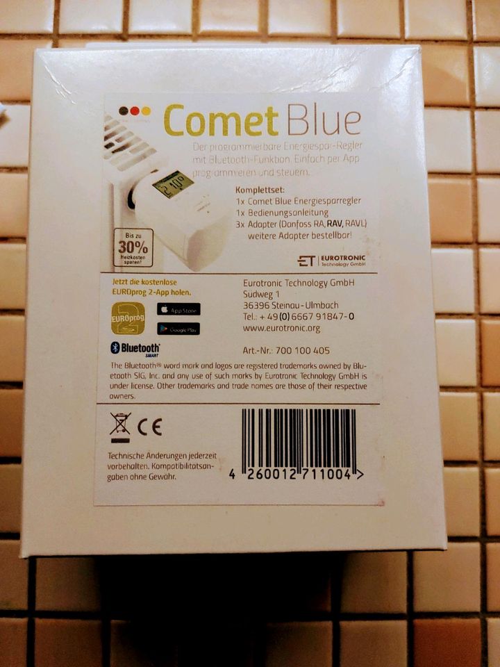 3 x Heizkörperthermostat Comet blue Neuware in Bismark (Altmark)