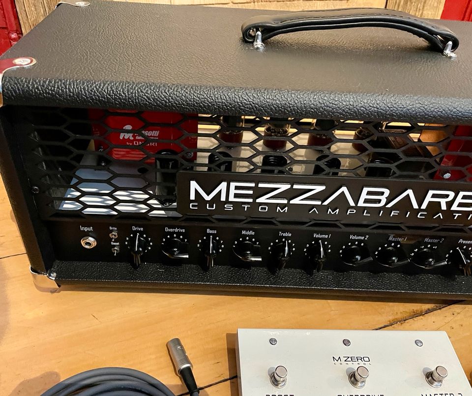 Mezzabarba MZero Overdrive EL34 + Dual Master Amp Head E-Gitarre in Melle