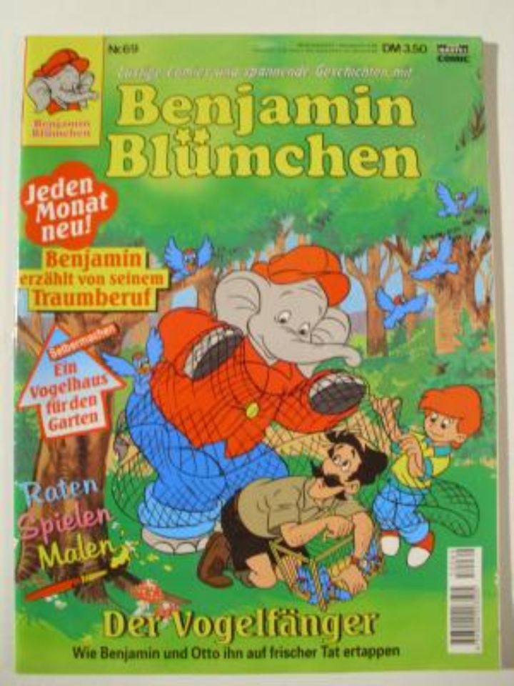 Benjamin Blümchen Heft 69 Der Vogelfänger u.a. in Zella-Mehlis