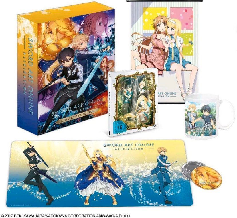 Sword Art Online Alicization Collector’s Edition Blu-ray OVP in Bitterfeld