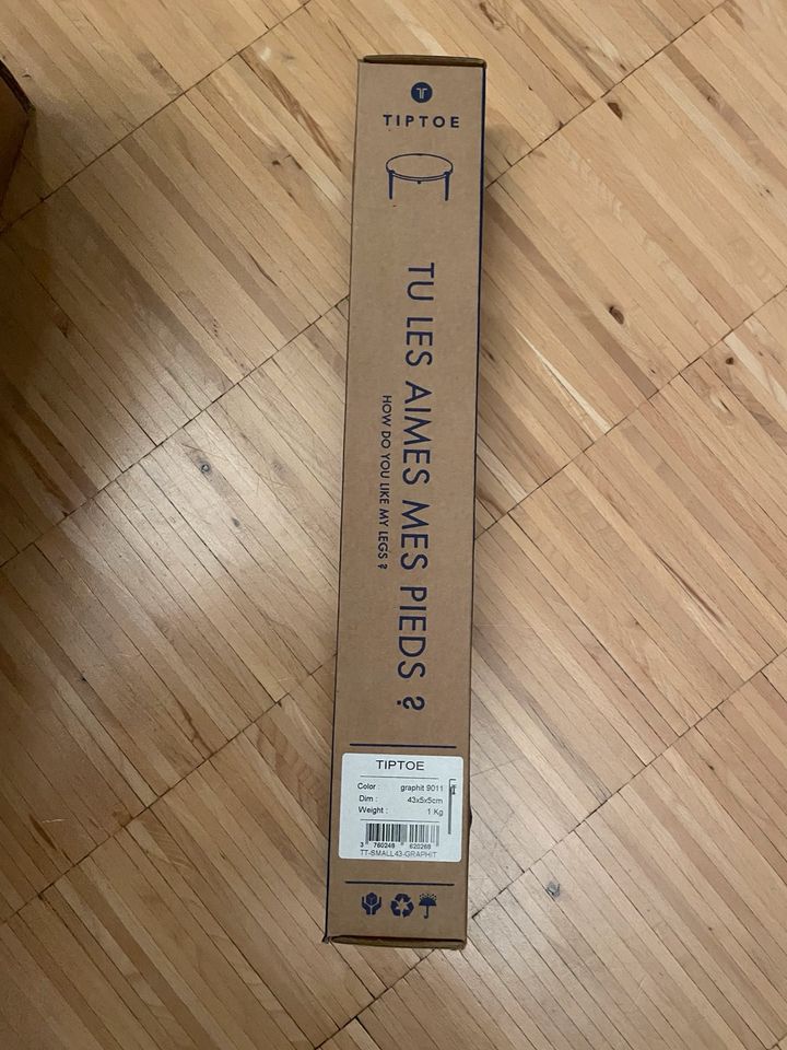 4 Tiptoe Füße - 43cm - schwarz - origionalverpackt in Hamburg