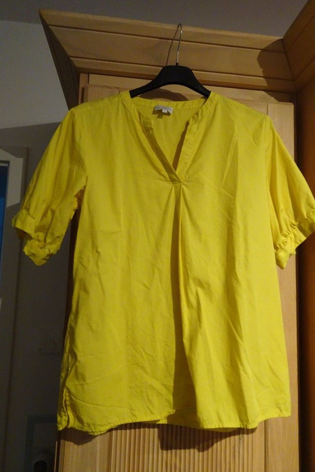 Bluse in gelb von Milano, Gr. 40 in Halver