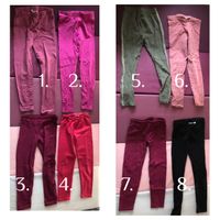 Mädchen Leggins Leggings Gr.134/140/146/152 rosa pink schwarz Bayern - Strullendorf Vorschau