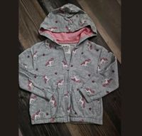 Sweatshirt-Jacke Gr. 116 C&A Einhorn grau Glitzer Niedersachsen - Apen Vorschau