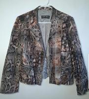 Gerry Weber Jacke Gr. 38 / M braun gemustert / Schlangen Muster Saarland - Homburg Vorschau