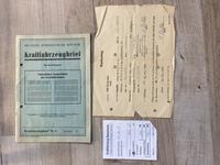Trabant 601 KFZ-Brief Steuerkarte und Kaufvertrag DDR Dessau Sachsen-Anhalt - Raguhn Vorschau