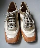 Hogan Sneaker Leder 36 1/2 silber creme braun München - Au-Haidhausen Vorschau
