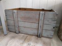 XXL Deko Holz Landhaus Vintage shabby Farmhouse Kiste  antik grau Hessen - Hirzenhain Vorschau