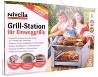 Grillstation für Einweggrill mit Grill, Grillen Sachsen - Chemnitz Vorschau