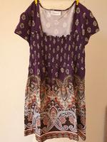 Tunika lila mit Paisley Muster Gr. 32/34 Bayern - Schwabmünchen Vorschau