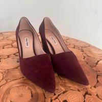 Miu Miu Prada Pumps Wildleder Bordeaux 37 high heels Nordrhein-Westfalen - Elsdorf Vorschau