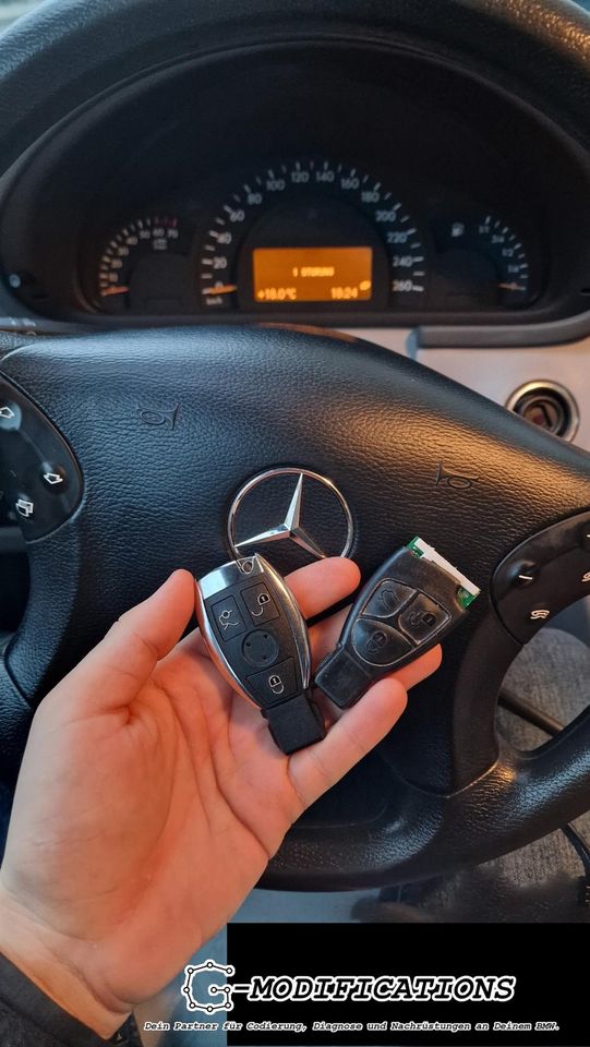 Mercedes Schlüssel nachmachen programmieren W169 W203 W204 W209 W210 W211 W212 W906 W639 in Isenbüttel