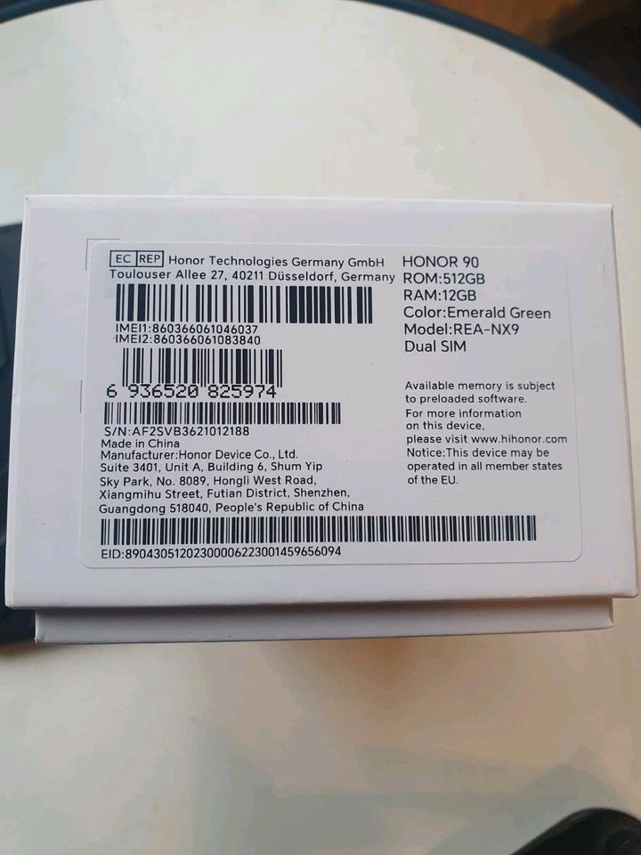 Honor 90 512GB Neuwertig in Pünderich