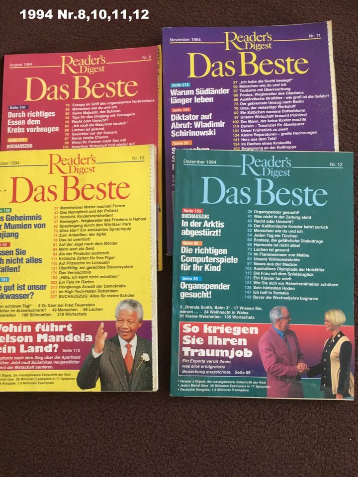 Das Beste aus Reader‘s Digest 1994 in Bernau