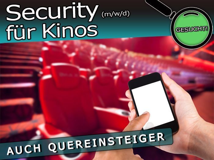 SECURITY für Kino in Frankfurt am Main (m/w/d) gesucht | Entlohnung bis zu 3.100 € | Karriere-Neustart! Security Tätigkeit | VOLLZEIT JOB als Sicherheitsmitarbeiter in Festanstellung in Frankfurt am Main