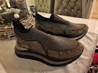 Cafenoir Sneaker Gr. 40 glitzer schwarz Nordrhein-Westfalen - Rheine Vorschau