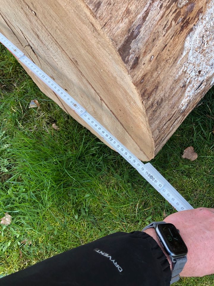 Kaminholz Tisch Eiche Eichenstamm Holz Baumscheiben Möbel xxl in Wurzen