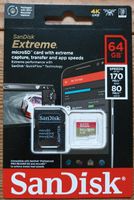 Sandisk Extreme microSD 64 GB Speicherkarte *NEU* Rheinland-Pfalz - Neuhemsbach Vorschau