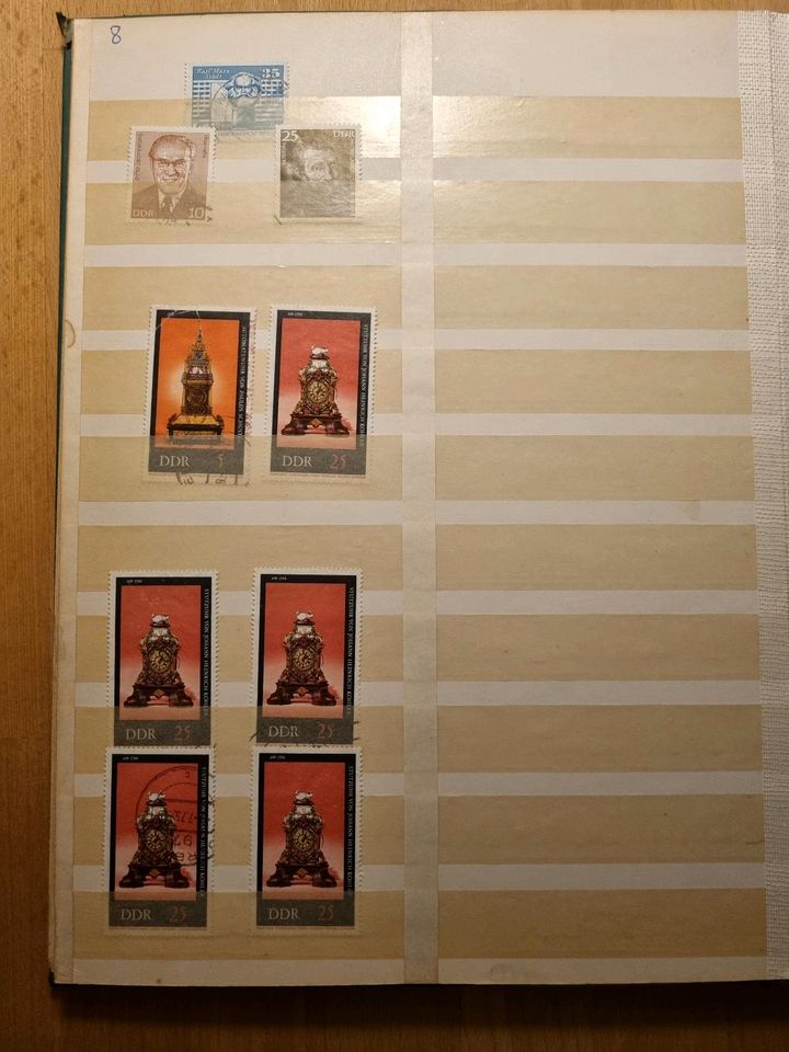 Alte DDR Briefmarkensammlung in Südergellersen