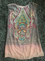 Kleid Promod Ethno Hängerchen Print Urlau lässig knitterfrei S XS Brandenburg - Oranienburg Vorschau