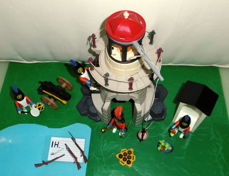 Playmobil Piraten Set: Leuchtturm, Soldaten, Kanone+ Zubehör (IF) in Blankenheim