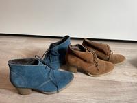 ⚡️Stiefeletten Stiefel Tamaris Leder braun blau 38 ⚡️ Nordrhein-Westfalen - Leverkusen Vorschau
