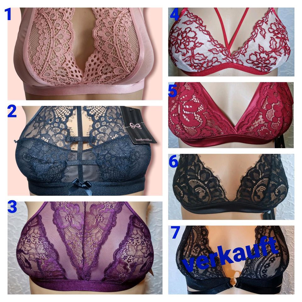 Hunkemöller Bralette/BH, Lingerie, Dessous, bügelfrei, Gr. XS in Bonn -  Brüser Berg