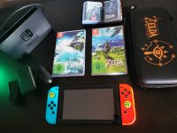 Nintendo Switch Konsole + fast 50 Spiele, Amiibo & Zubehör Nordrhein-Westfalen - Bergheim Vorschau
