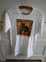 Neu S William Purris William Morris Cat shirt Katze Blumen weiß Sachsen - Auerbach (Vogtland) Vorschau