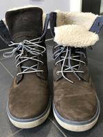 Timberland Damenschuhe Stiefeletten Boots Gr. 38 braun Leder Hessen - Offenbach Vorschau