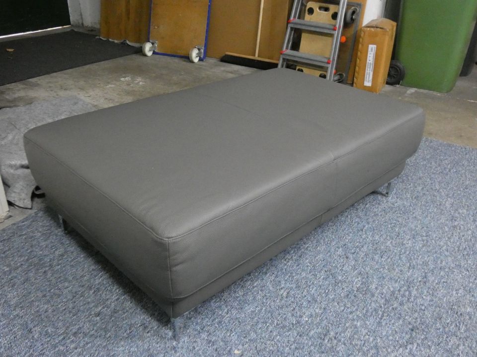 2x 3 1/2er + XXL Hocker Echt Leder Sofa Couch anstatt 5.870€ in Hagen am Teutoburger Wald