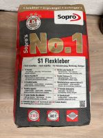 1Sack:Sopro's No.1 400 Flexkleber Fliesenkleber C2TE S1 grau 25kg Nordrhein-Westfalen - Euskirchen Vorschau