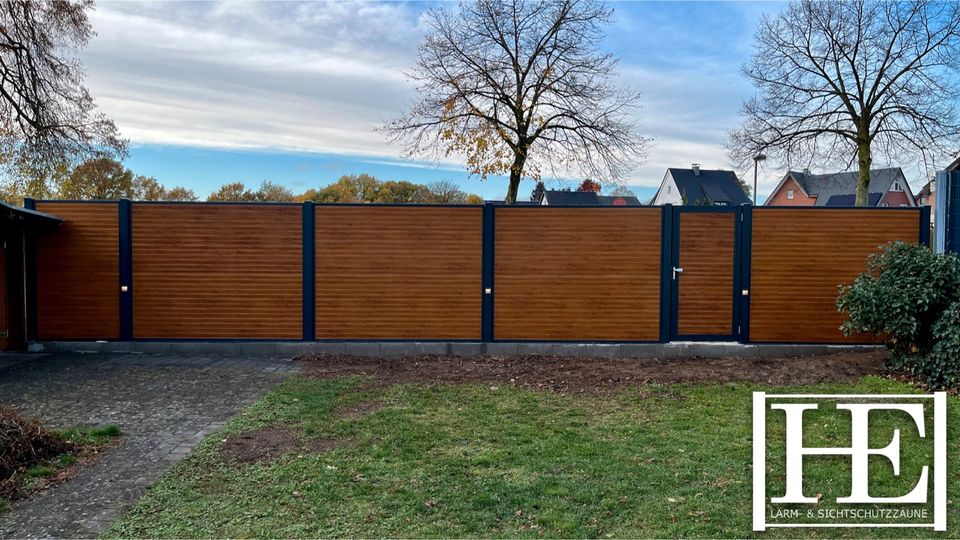 Gartenzaun aus Sandwichplatten - hochwertig - Aluminium HE in Schloß Holte-Stukenbrock