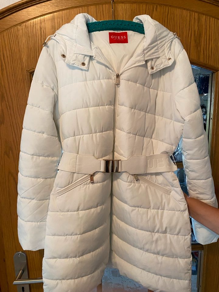 Original Guess Damenjacke weiß XL Neuwertig in Korbach