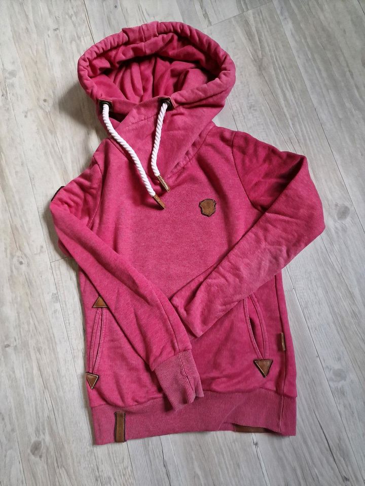 Damen Naketano Pulli Hoodie Pullover XS pink in Kleinblittersdorf