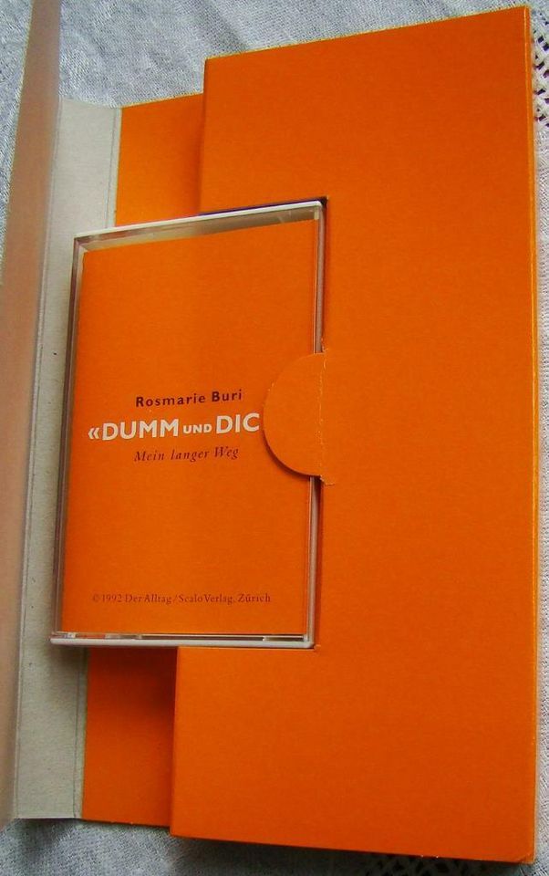 rares Buch, Kassette + Bilder von Rosemarie Buri: "Dumm und Dick" in Zühlen (b Neuruppin)