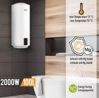 100 L Smart Warmwasserspeicher Boiler Warmwasserboiler Hessen - Hainburg Vorschau