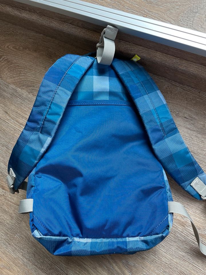 Schulranzen Schulrucksack Ergobag Blau Karo KaroalaBär in Markneukirchen